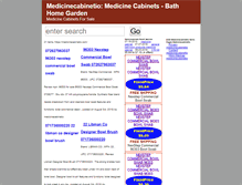 Tablet Screenshot of medicinecabinetio.com